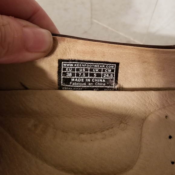 Keen brown ballet flats loafers - Picture 3 of 12